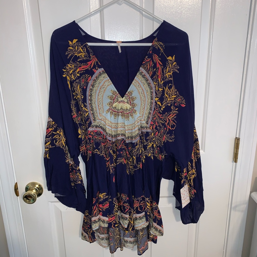 New Free people tunic with bell sleeves